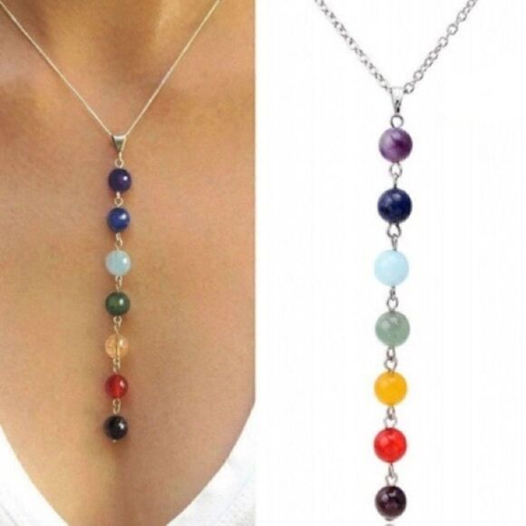 7 Chakra Reiki Beads Yoga Mindfulness Balance Charms Healing Jewelry 
New - Picture 2 of 8